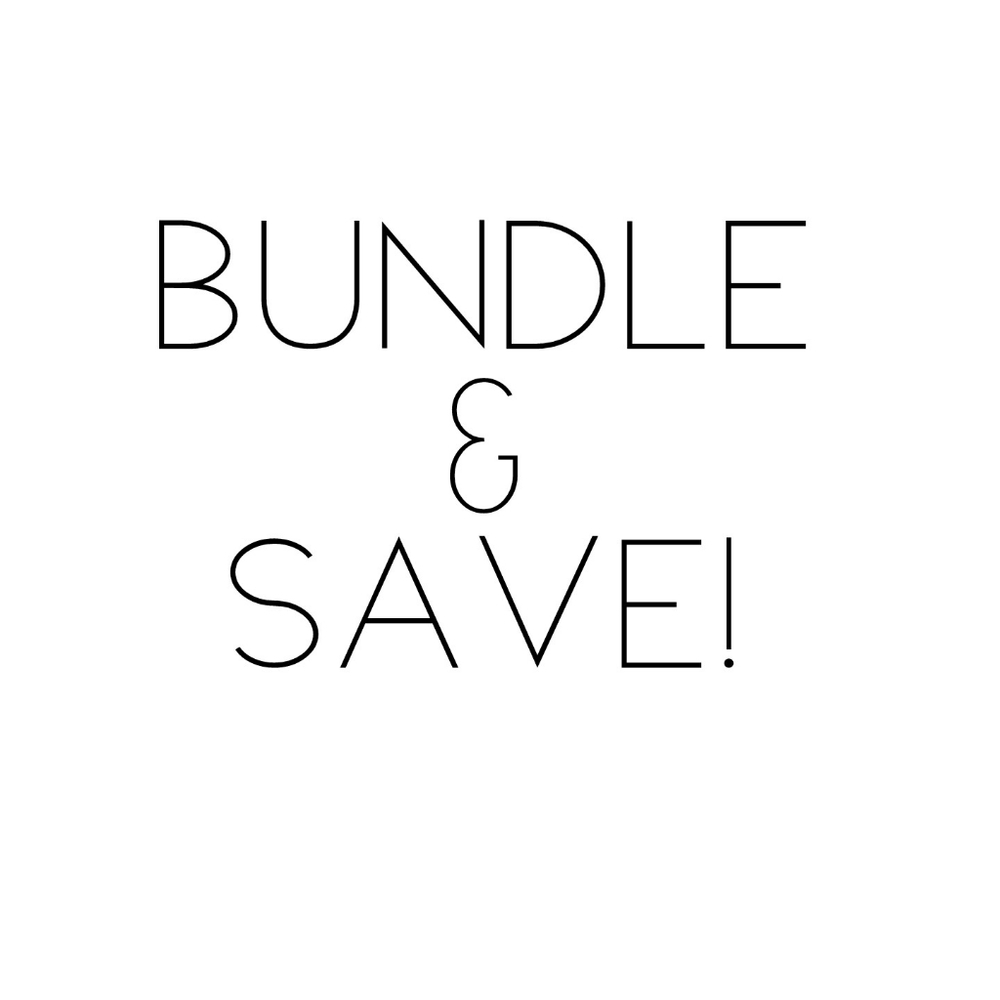 Bundle items and save on 2 or more!
